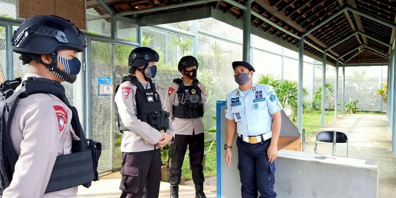 Jamin Keamanan, Lapas Tanjungpandan Tingkatkan Sinergi dengan Polsek Badau