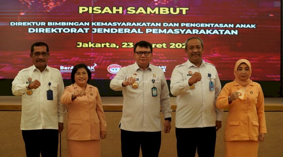 Penyegaran Organisasi, Ditjenpas Gelar Pisah Sambut Direktur Bimkemas PA