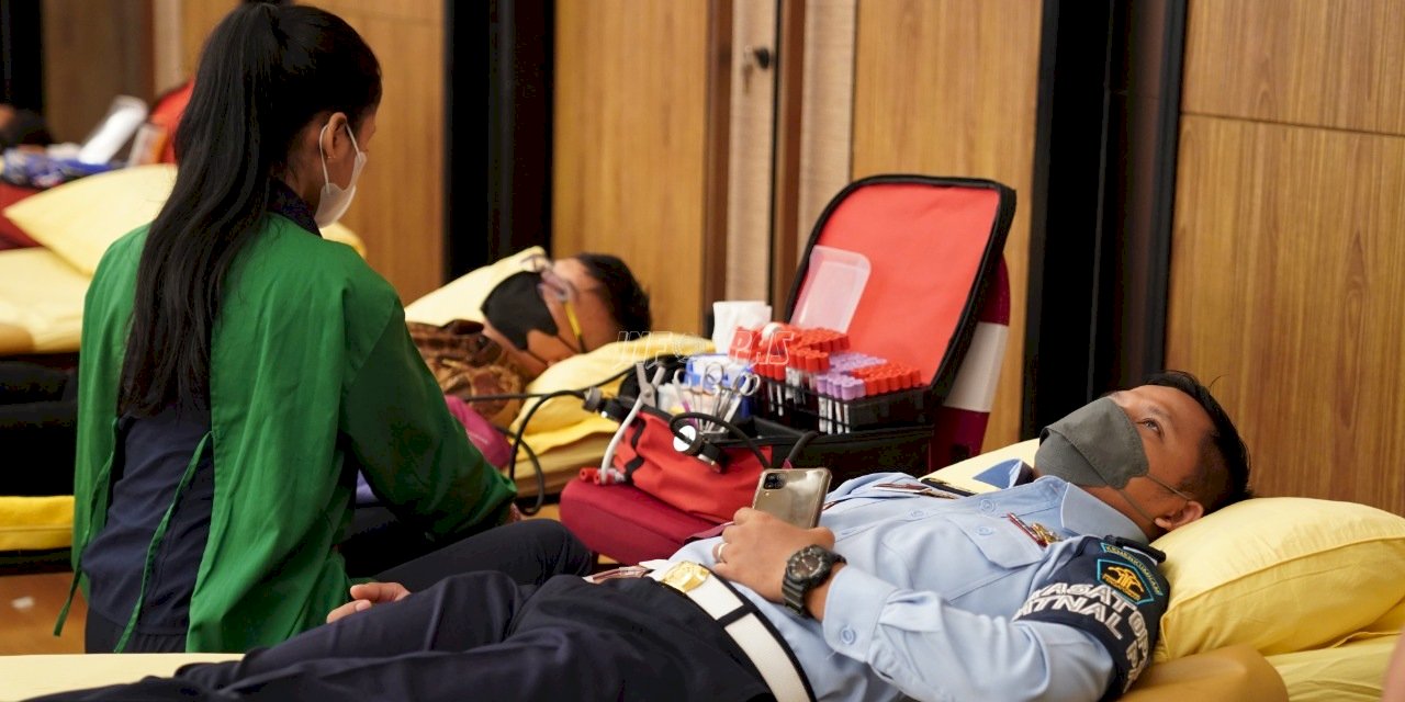 Donor Darah, Semangat Kemanusiaan Menyambut 58 Tahun Pemasyarakatan