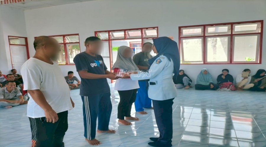 Hak Perawatan Jasmani WBP Dipenuhi, Lapas Namlea Bagikan Perlengkapan Mandi