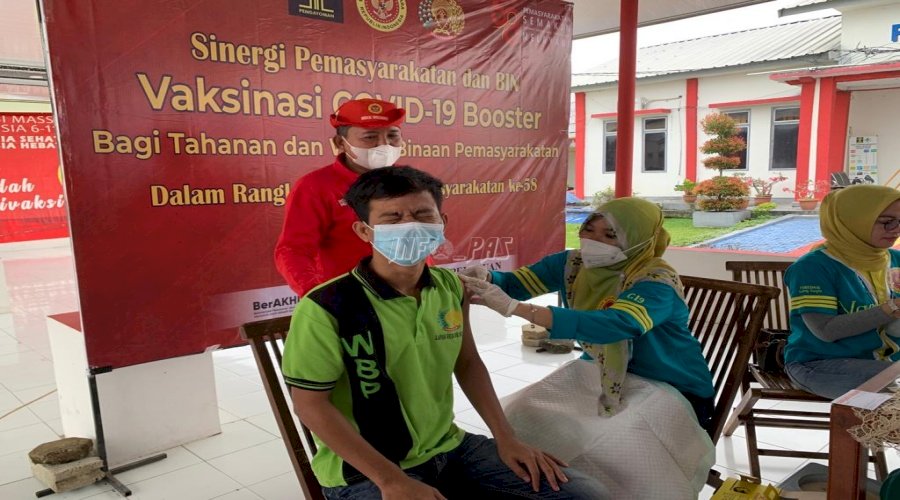 UPT Pemasyarakatan Dukung Percepatan Program Vaksinasi
