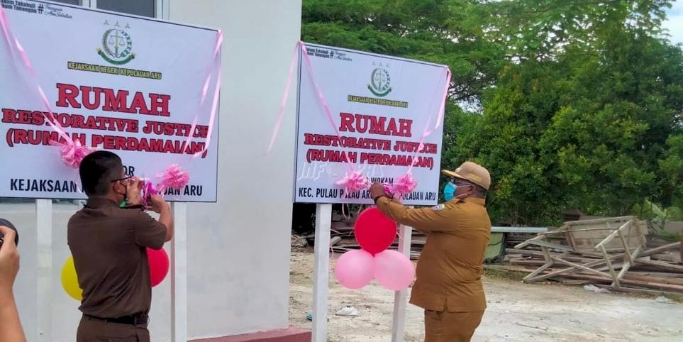 Sinergi dengan Kejari, UPT Pemasyarakatan Hadiri Launching Rumah Restorative Justice