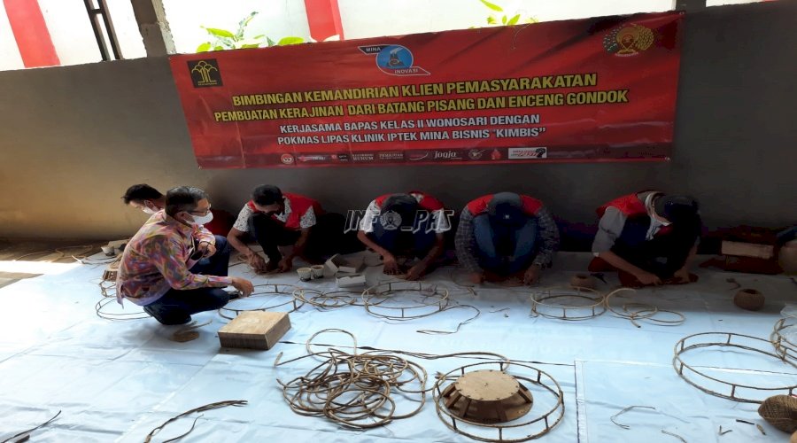 Bapas Wonosari Kembali Bimbing Klien dalam Pelatihan Kemandirian