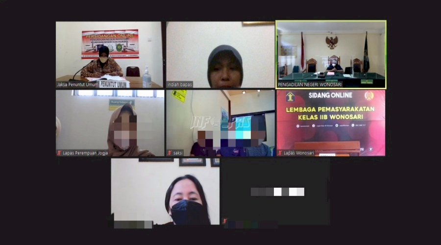 PK Bapas Wonosari Dampingi Sidang ABH