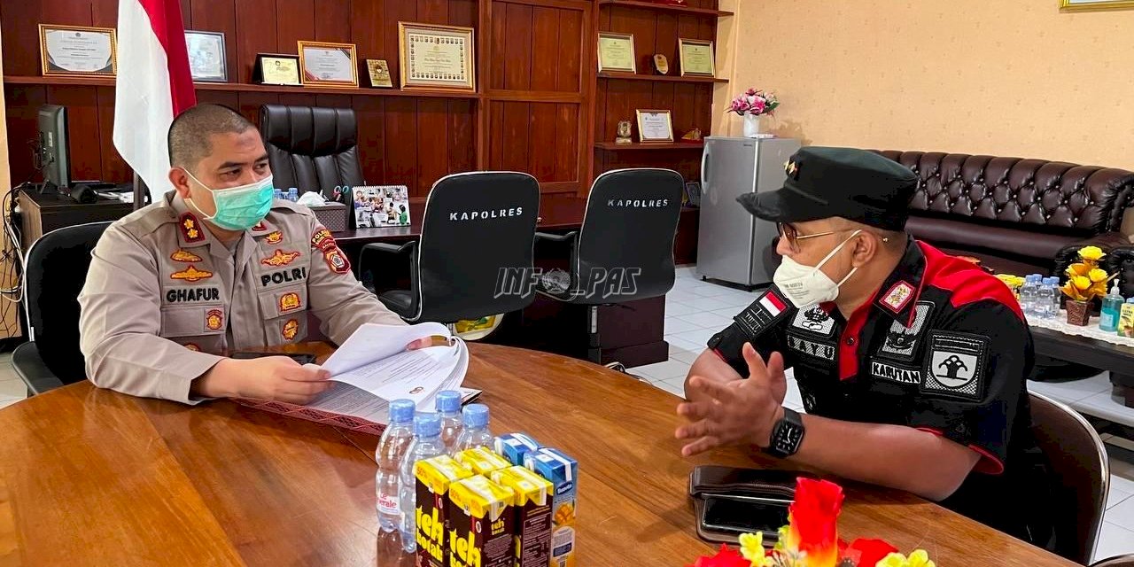 Rutan Masohi-Polres Maluku Tengah Teken Perjanjian Kerja Sama