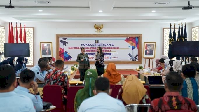 Practice Makes Perfect, Ditjenpas-Kanwil Kemenkumham Banten Perkuat Kompetensi Penyampaian Informasi