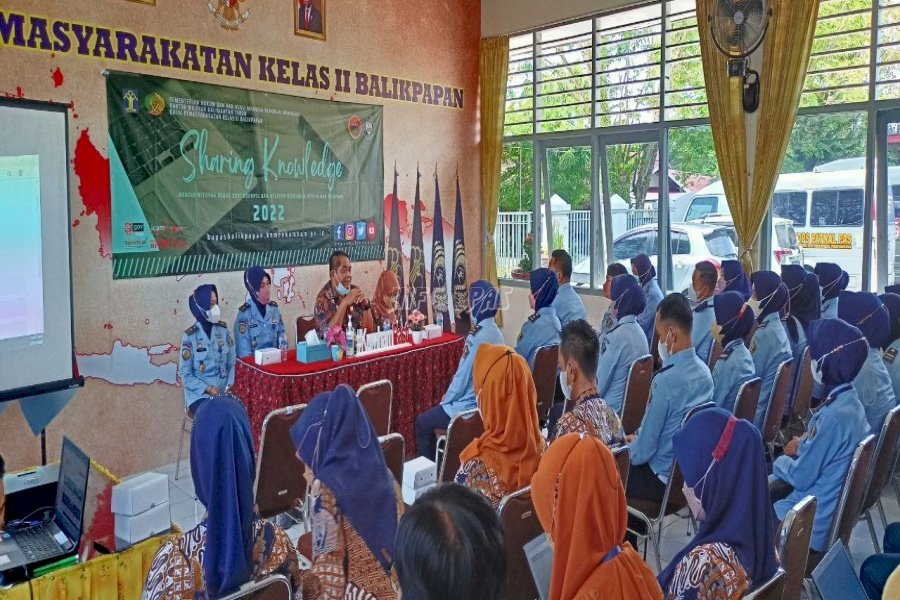 Sambut Tim ZI LPP Tenggarong, Bapas Balikpapan Paparkan Kerberhasilan Raih WBK