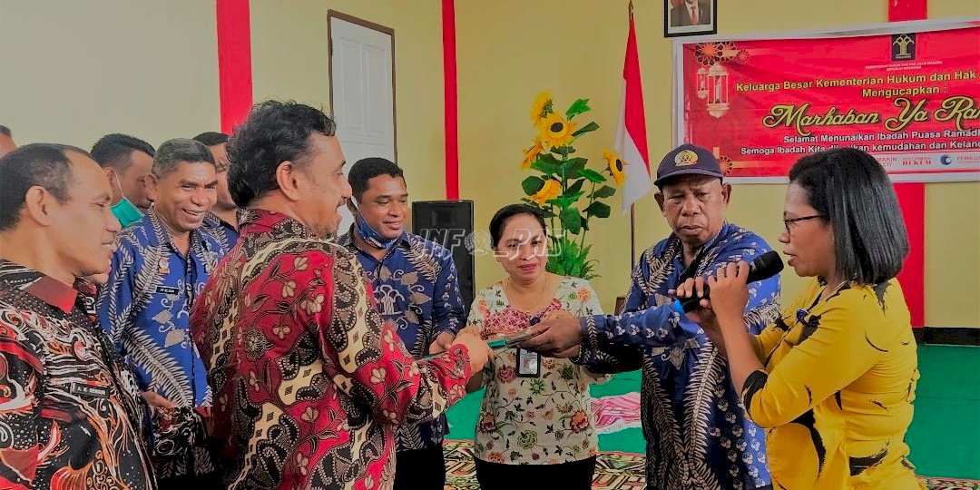 Suasana Haru Selimuti Purnabakti Petugas Lapas Tual