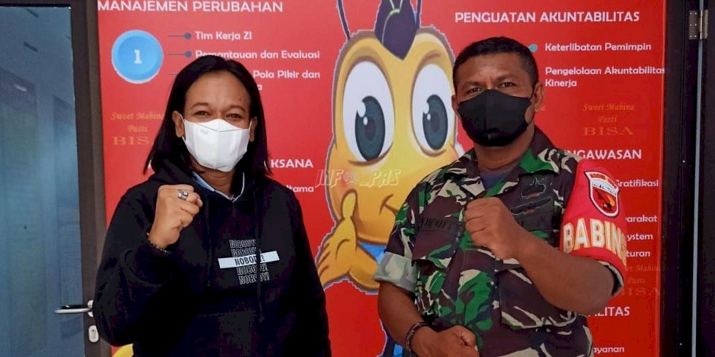 Lapas Perempuan Ambon Perkuat Koordinasi dengan Babinsa