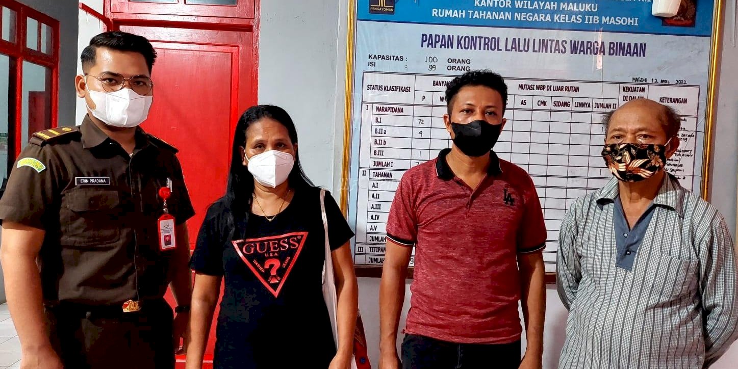 Rutan Masohi Terima Tahanan Baru dari Kejari Malteng