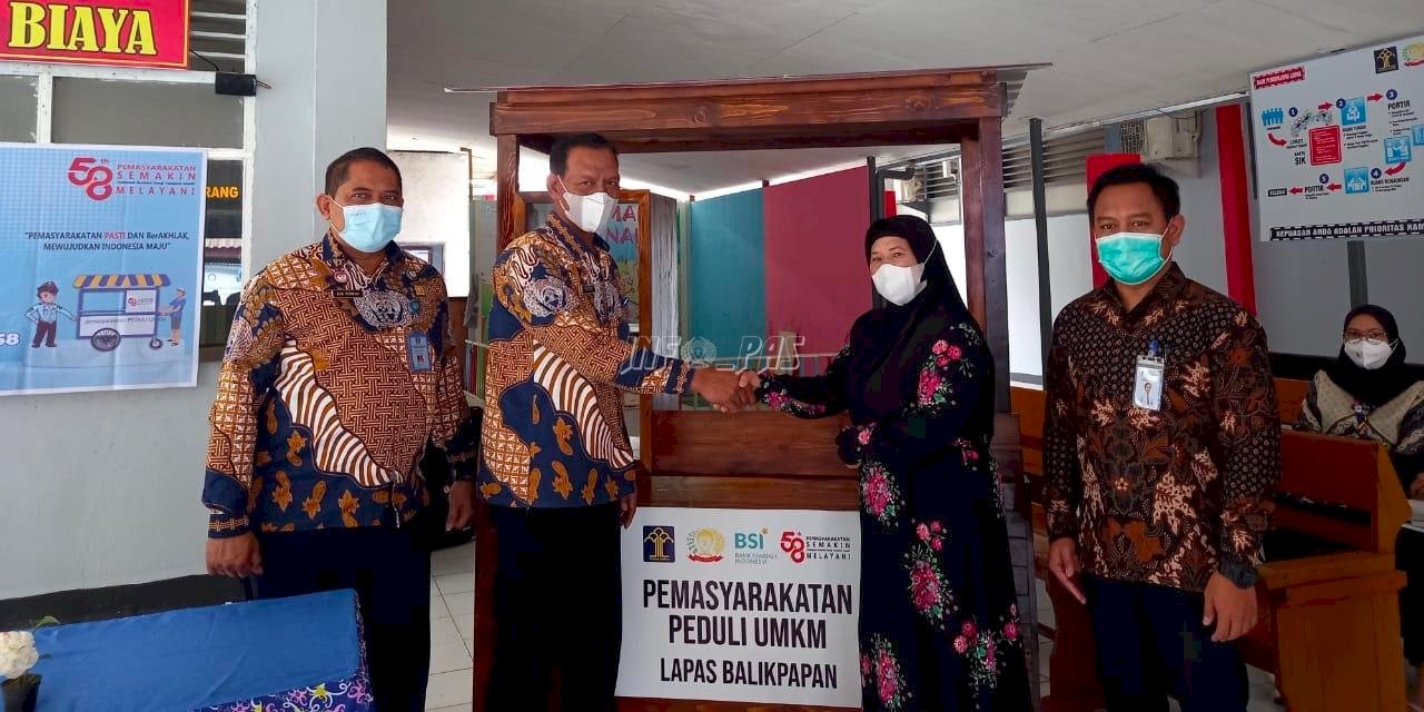 Kepedulian Pemasyarakatan Salurkan Bantuan Disambut Baik Para Pelaku UMKM