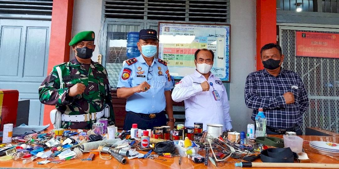 Tim Gabungan Sisir Blok Hunian Lapas Tanjungpandan