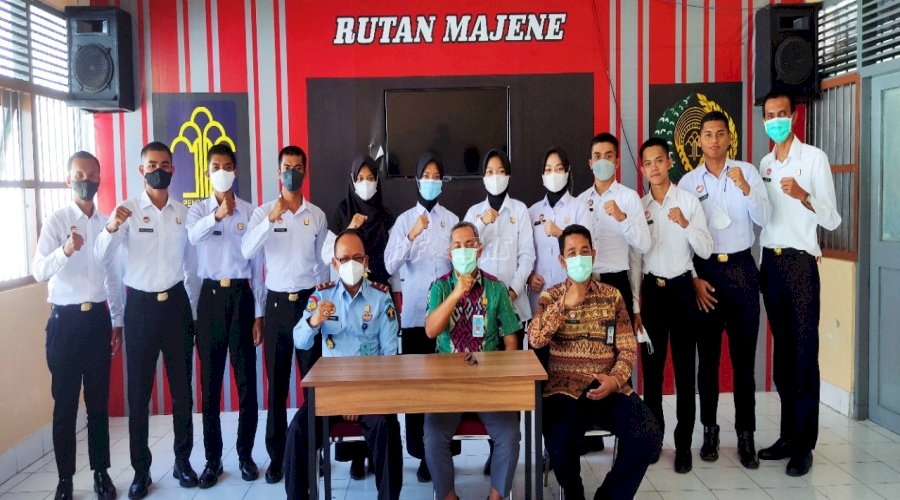 Jajaran Kanwil Sulbar Pantau Kesiapsiagaan Kamtib di Rutan Majene