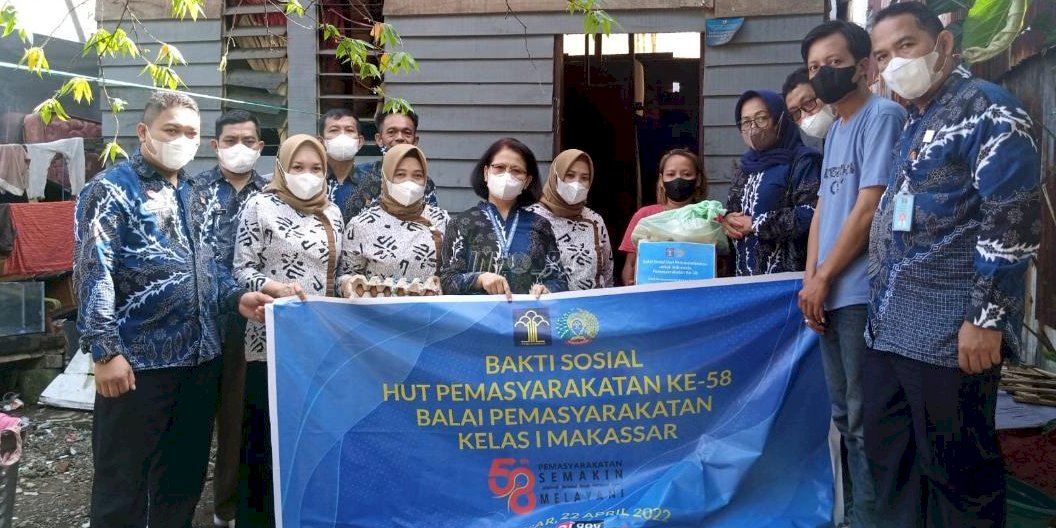 Pemasyarakatan Bergandengan Tangan Salurkan Bantuan Melalui Bakti Sosial