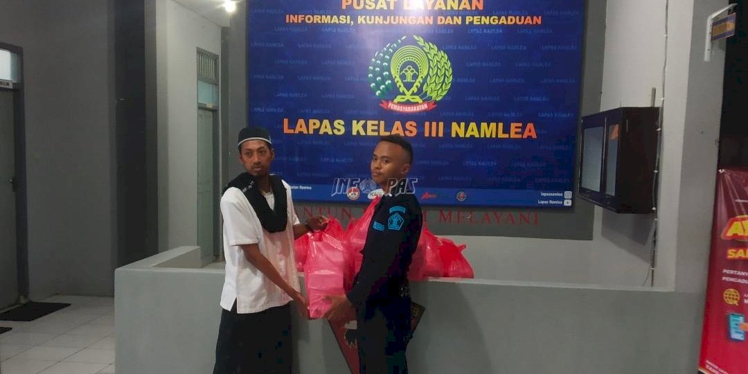 WBP Lapas Namlea Nikmati Menu Berbuka dari Majelis Hadyunnabi Wal Itrah