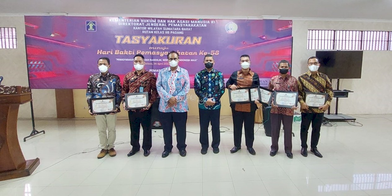 2 Tahun Berturut-Turut, Lapas Padang Raih Terbaik I Pemberitaan Positif se-Sumbar
