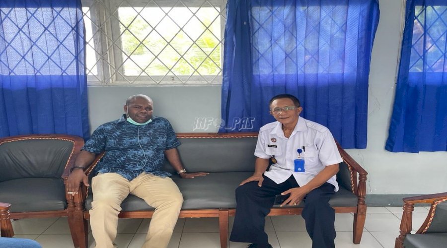 Kedatangan Ketua DPRD Kepulauan Aru, Lapas Dobo Harapkan Dampak Positif