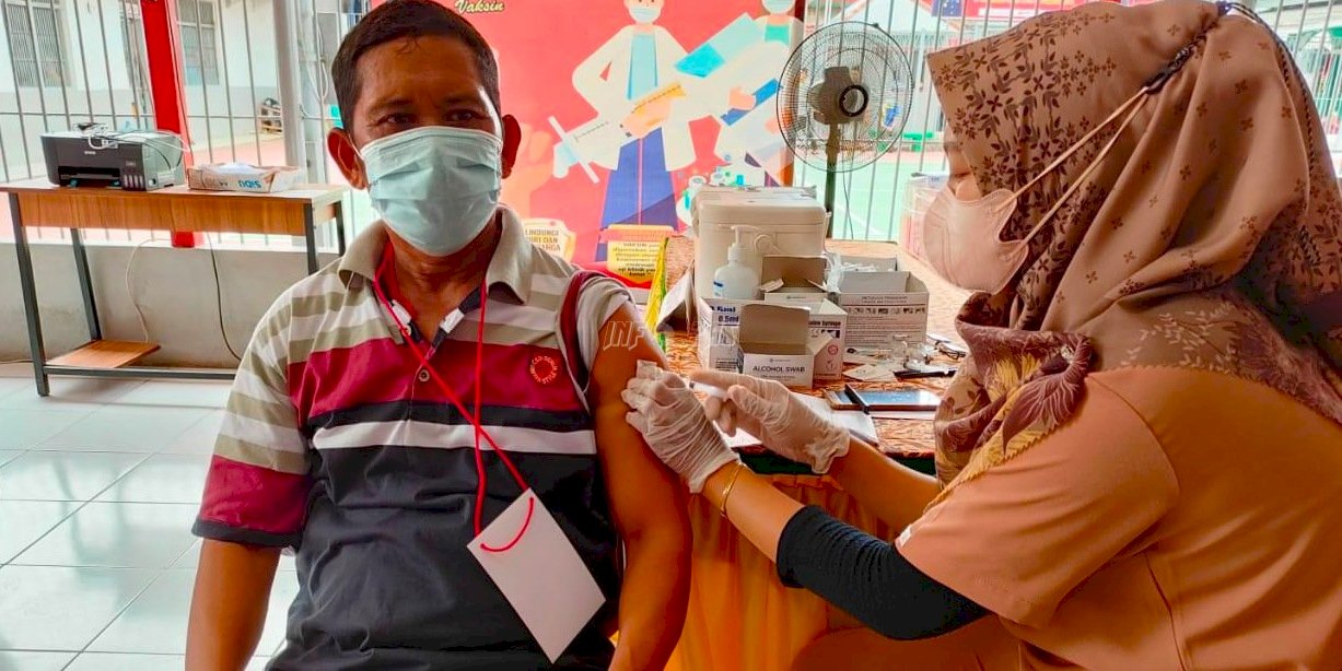 Rutan Tanjung Redeb Gelar Vaksinasi Massal, Dukung Pemerintah Capai Herd Immunity