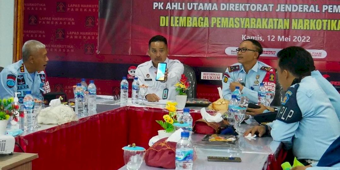 Monitoring se-Korwil Madura, Lapas Narkotika Pamekasan Jadi Tuan Rumah