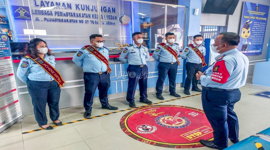 Kepada Tim Layanan Lagusta Corner, Ini Penegasan Kalapas Medan