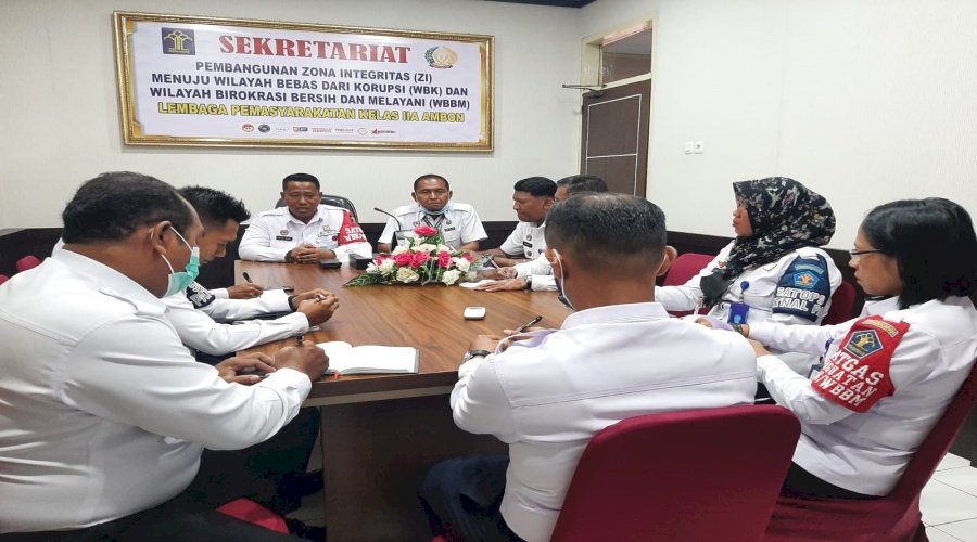 Jajaran Lapas Ambon Ditegaskan Pentingnya Jalankan Tusi Sesuai SOP
