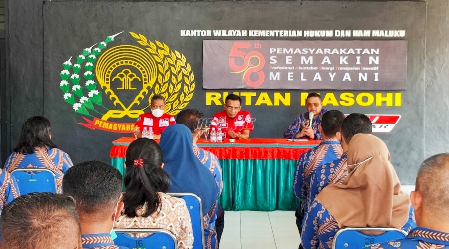 Rutan Masohi Dapat Suntikan Semangat dari Kakanwil Maluku