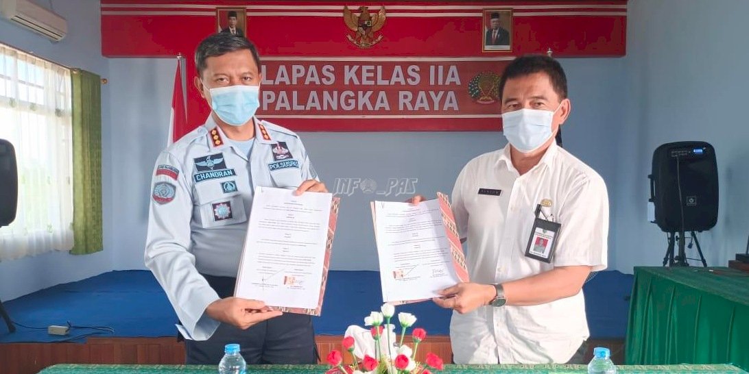 Jalin Kerja Sama, Lapas Palangka Raya & DPKP Teken MoU