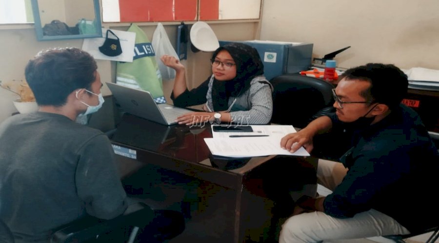 PK Bapas Palangka Raya Dampingi ABH Kasus Laka Lantas