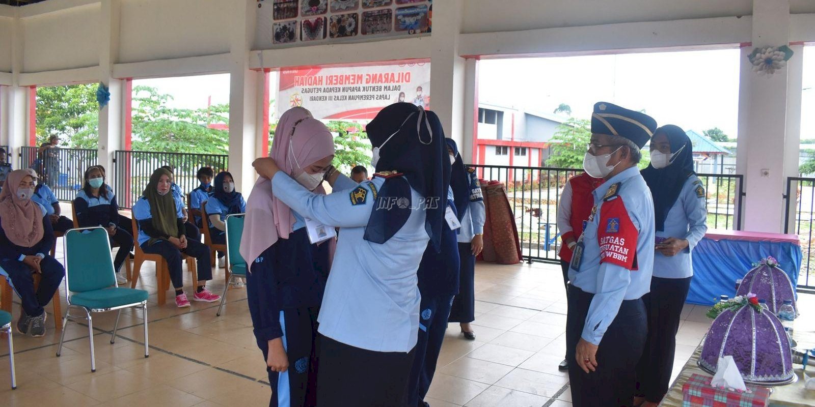 20 WBP Lapas Perempuan Kendari Dilatih Buat Keranjang dan Alas Kaki