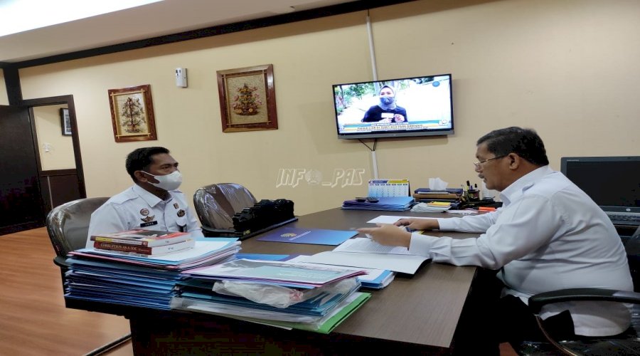 Kalapas Sukamara Paparkan Dukungan Program Ketahanan Pangan di Hadapan Dir. Binapilatkerpro