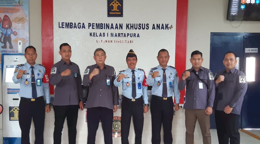 Pantau SDP, LPKA Martapura Kedatangan Tim Monev Ditjenpas