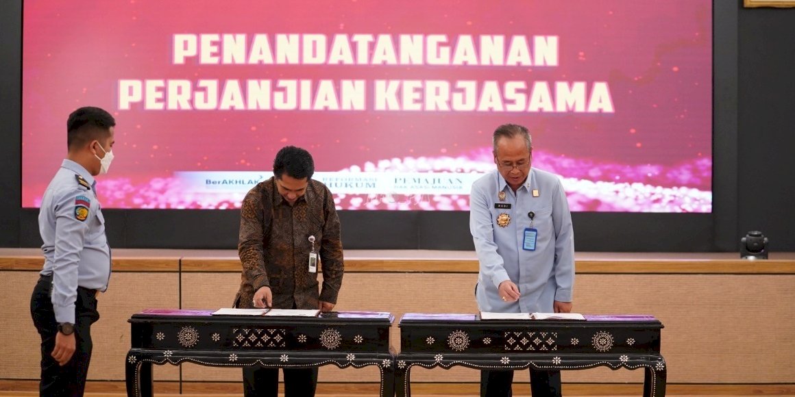 Wujudkan Pengelolaan Rupbasan Akuntabel, Ditjenpas-DJKN Tanda Tangani PKS