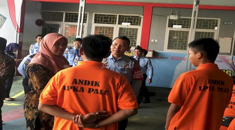 Monitoring Pemenuhan Hak Anak, LPKA Palu Sambut Tim Ditjenpas