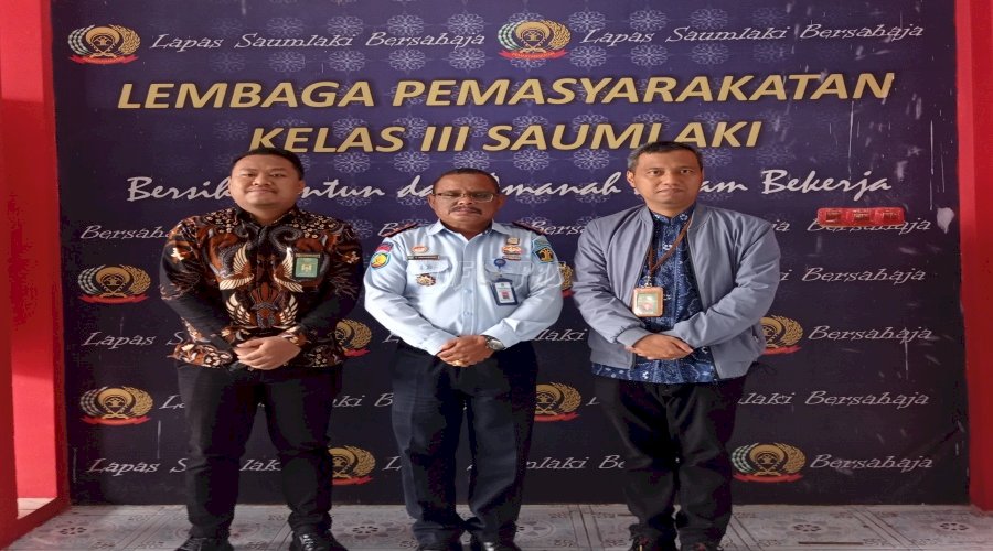 Kedatangan Ketua PN, Lapas Siap Dukung Aplikasi e-Berpadu