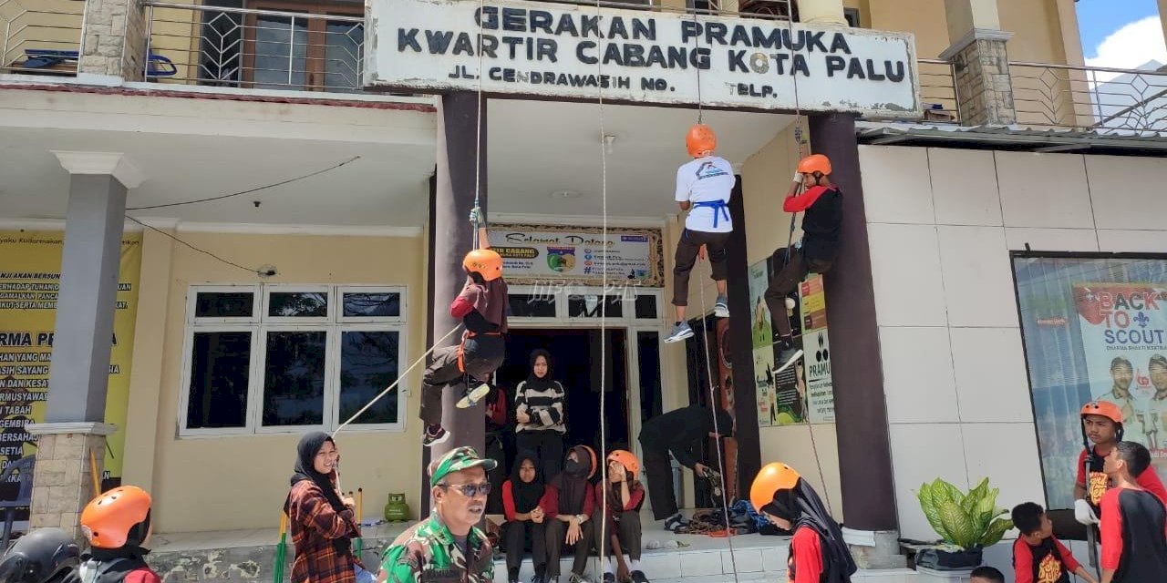 Menuju Jamnas XI, Anak LPKA Palu Latihan Scouting Skills and Adventure