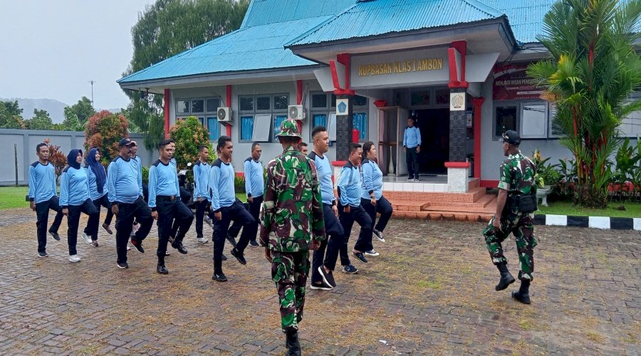 Pembinaan FMD Bangun Kekompakan & Kedisiplinan Petugas Rupbasan Ambon 