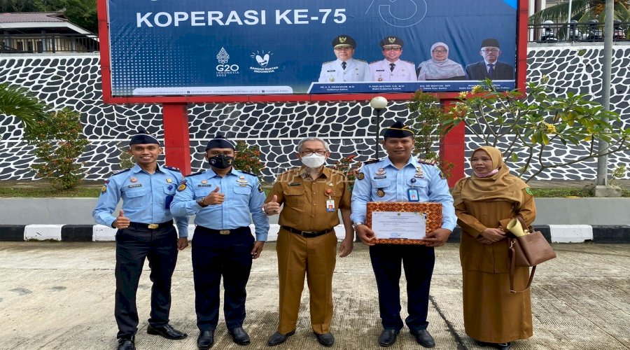 Koperasi Pengayoman Rutan Tanjung Redeb Raih Penghargaan “Koperasi Berkualitas Baik”