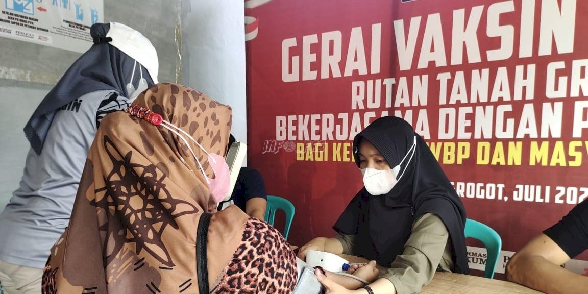 Kolaborasi Rutan Tanah Grogot & Polres Paser Hadirkan Vaksin Presisi