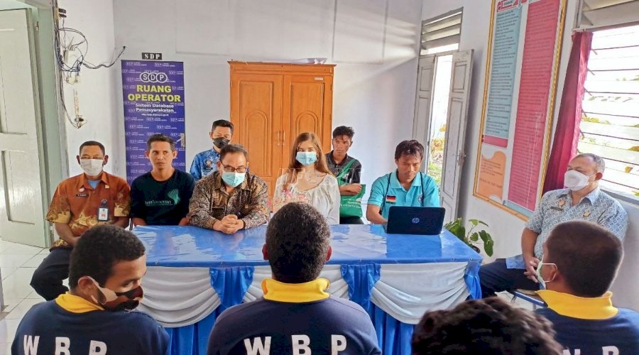 Gandeng Bank Sampah, CPNS Lapas Bandanaira Sosialisasikan Pengelolaan Sampah di Lapas