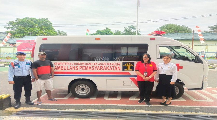 Bantuan Ambulans Bantu Penanganan Kesehatan di Lapas/Rutan 