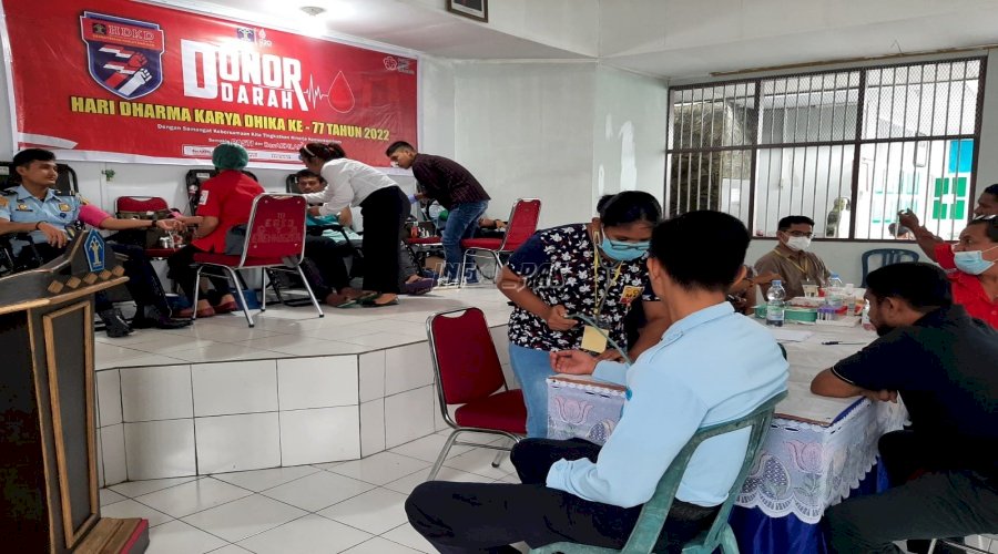 Insan Pengayoman Donorkan Darah Demi Kemanusian