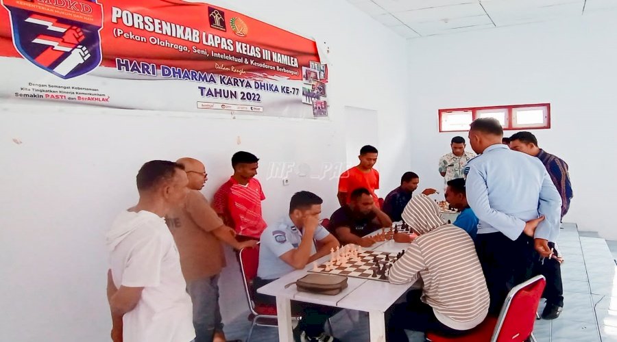Sambut HDKD, WBP Antusias Ikuti Beragam Lomba