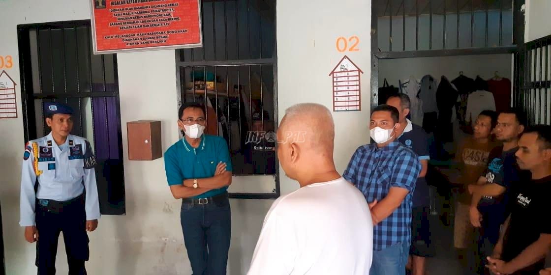 Sidak Rutan Ambon, Kakanwil Kemenkumham Maluku Pastikan Keamanan Terjaga