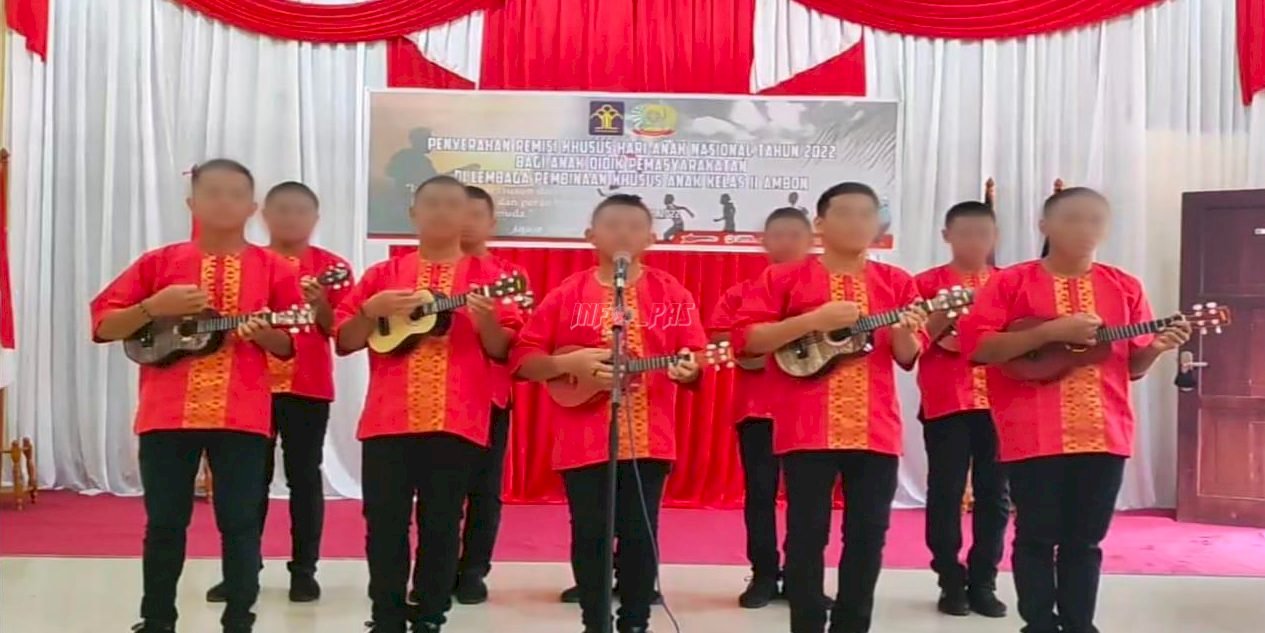 Anak LPKA Ambon Unjuk Kebolehan di Perayaan HAN Kota Ambon