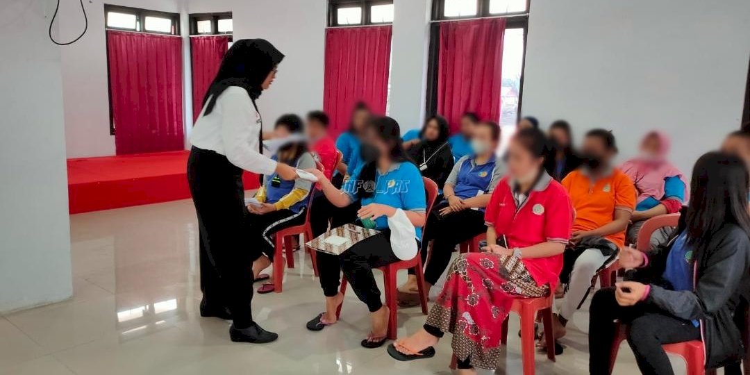 CPNS Lapas Perempuan Ambon Berikan Penyuluhan PHBS Bagi WBP