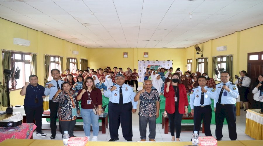 Bapas Sampit Dukung Kota Layak Anak dengan ‘Bapas Goes to School’