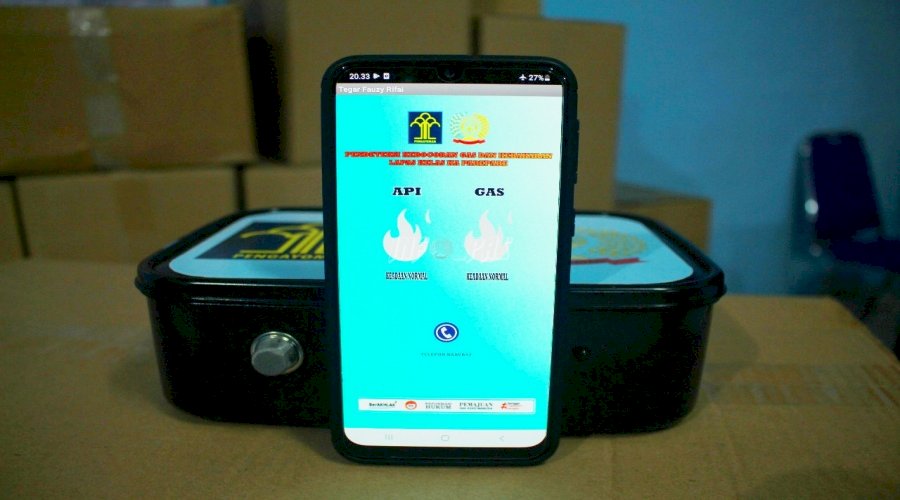 Petugas Lapas Parepare Ciptakan Alat Pendeteksi Kebakaran Terkoneksi Android