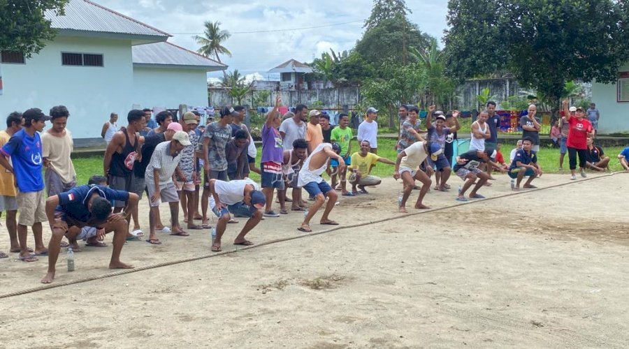 WBP Lapas Ambon Antusias Ikuti Sejumlah Lomba Tradisional