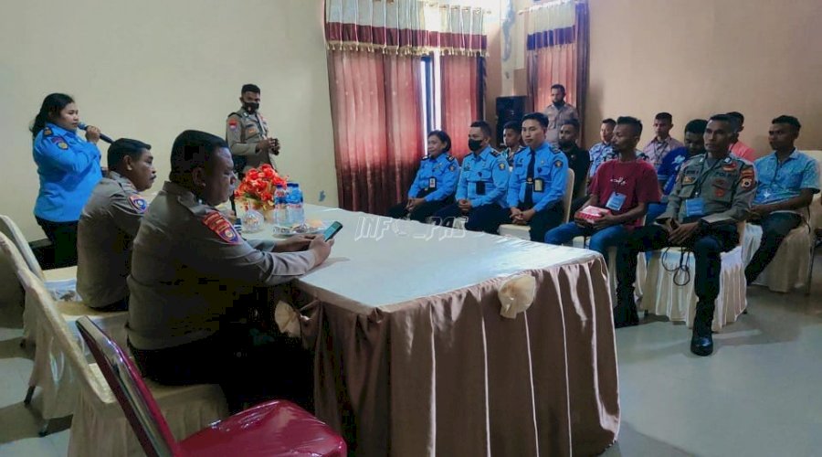 Gandeng Polres KKT, Bapas Saumlaki Gelar Sosialisasi Hukum Kepada Klien Pemasyarakatan