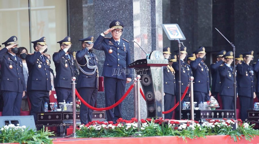 Peringati HDKD, Menkumham Ajak ASN Kemenkumham Tingkatkan Kualitas Layanan Publik